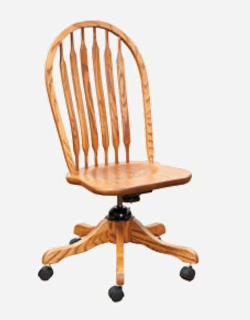 E & I Amish Woodworking Angola Desk Chair (Side)