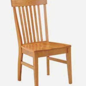 Fusion Designs Amish - Side Chair - Wood Seat