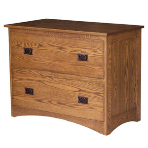 E & I Amish Woodworking Mission 2 Drawer Lateral File