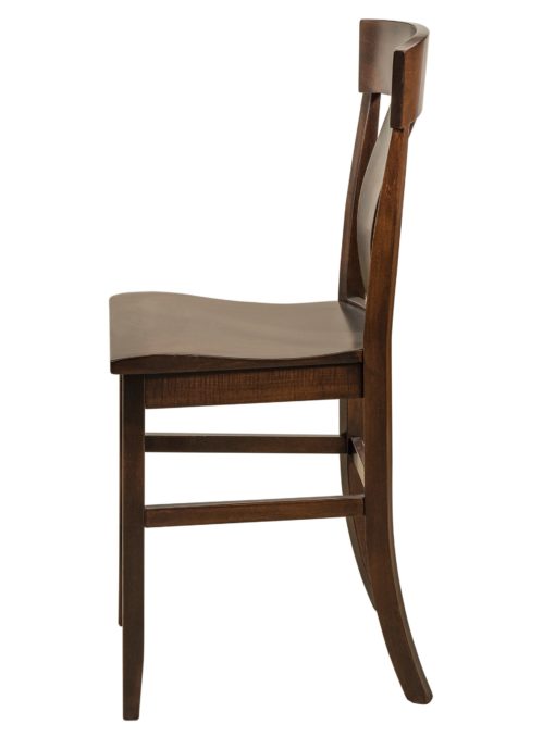 F&N Amish Chairs - Side Chair - Leather Seat