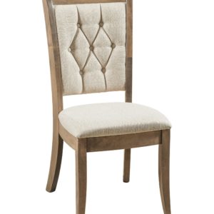 F&N Amish Chairs - Side Chair - Fabric Seat